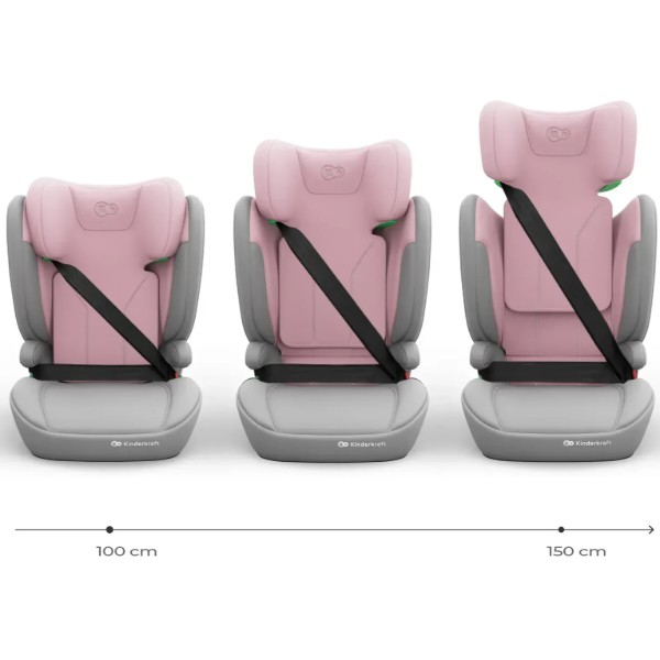 Фото - Автокресло Kinderkraft i-Spark 2 Plus i-Size Pink (KCISPA02PNKPL00)